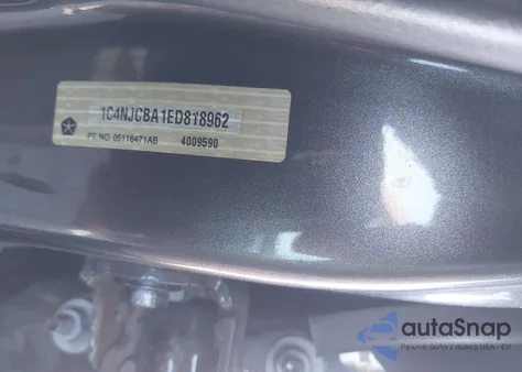 2014 Jeep Compass Altitude from USA, damaged, VIN 1C4NJCBA1ED818962